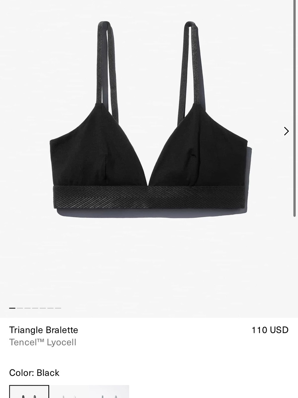 CDLP Black Bralette - Soft Stretch Women's